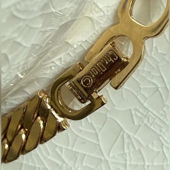 vintage Dior aquamarine, blue Cleopatra, necklace, mint condition - Picture 10 of 17